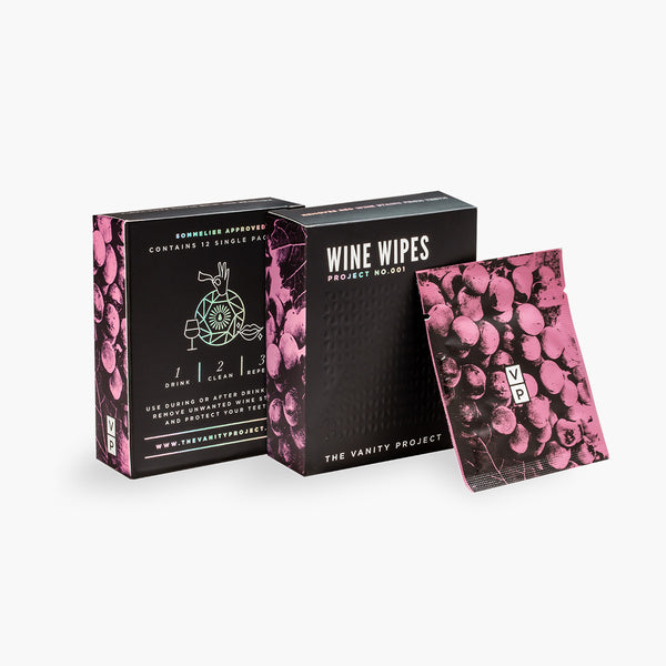  Wine Wipes - Remove Red Wine Stains from Teeth